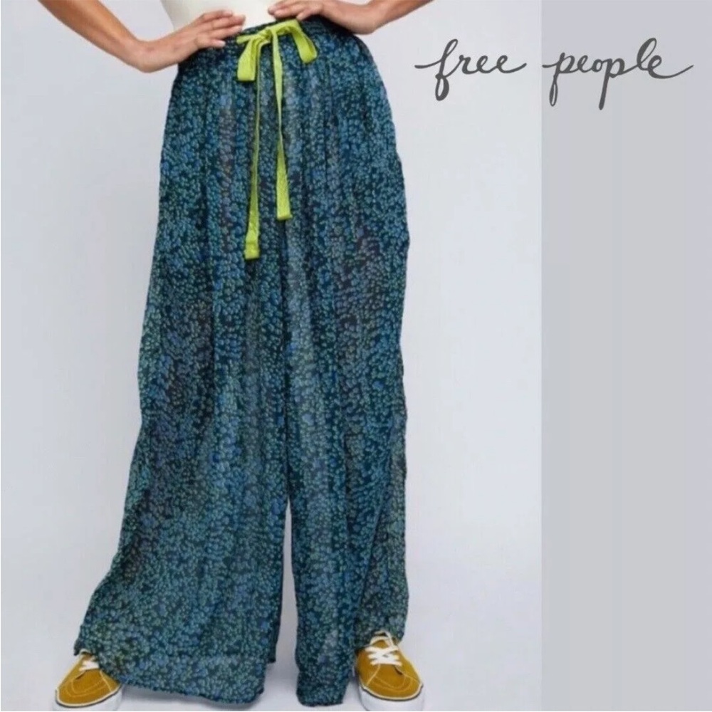 Free People Intimates Sleeping In Sheer Pant Size Xs Never Worn Missing Sash View 2
